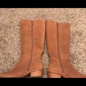 Jack Rogers Tan Suede Boots
